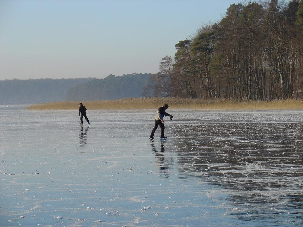 stechlinsee gefroren